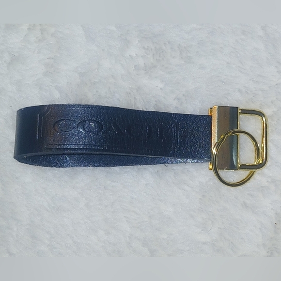 Coach Leather Keychain (Upcycled)​​ - Picture 1 of 4